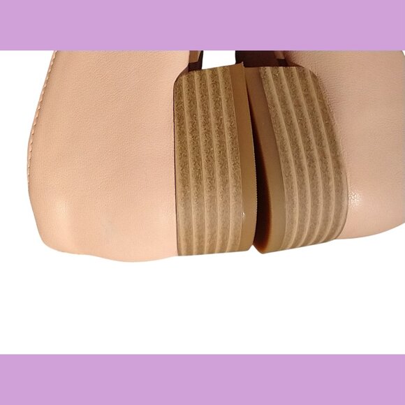 Women's Pure Block-Heel Leather Pink Loafers, size 6 - Picture 12 of 13